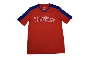 MLB Mens Philadelphia Phillies Performance Baseball Shirt New M, L, XL, 2XL - Picture 1 of 5