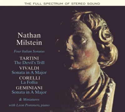 Nathan Milstein Four Italian Sonatas & Miniatures (CD) - Image 1 of 2