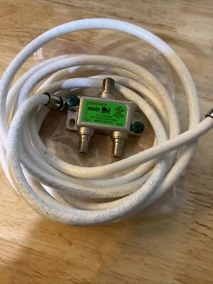 DIRECTV 2-WAY SWM SPLITTER, MSPLIT2R1-03 With Cable - Image 1 of 4