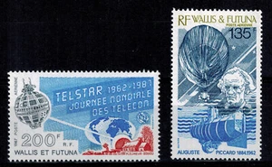 Timbre Poste Aérienne PA N° 156 et 157 de Wallis et Futuna neuf ** MNH - Picture 1 of 1