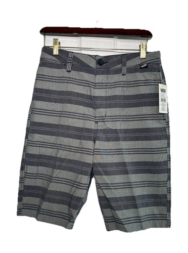 VANS pantaloncino uomo Vanadore taglia 28 blu navy a quadri nuovo con etichetta