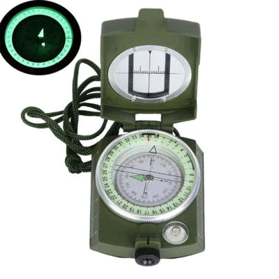 ZREE BUNDESWEHR KOMPASS MIT ETUI NEU ARMEE MARSCHKOMPASS OLIV METALLGEHÄUSE BW ARMY