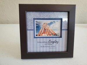 Picture Frame "Living without Laughing isn't living" Ralph Waldo emerson - Picture 1 of 11