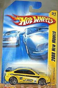 2008 Hot Wheels #31 New Models 31/40 '08 FORD FOCUS Yellow Variant w/Chrome 10SP - Picture 1 of 5