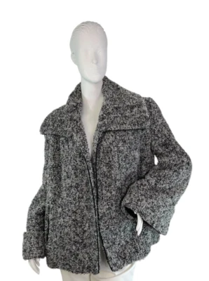 Abrigo Columpio Cordero Rizado Imitación Gris KURLYMO De Colección Años 40 The Shelton Telares M/L Foto 1 de 4