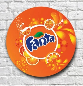 FANTA Wall Sign Plaque Retro Pub Bar Beer Man cave garage den Shop Soft Drinks - Picture 1 of 12
