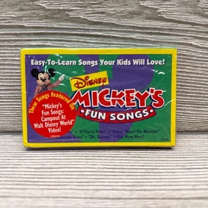 Disney Mickey's Fun Songs Cassette Tape 1994 Brand New & Factory Sealed - Picture 1 of 5