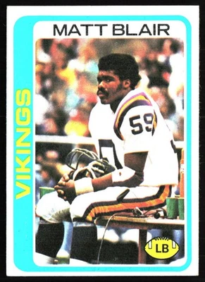 1978 Topps #469 Matt Blair - Image 1 of 2