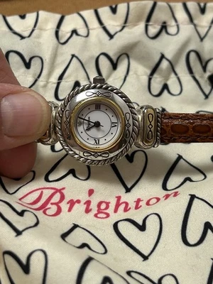 Brighton "Cody" Reloj de Cuarzo Redondo Damas Correa de Cuero Reversible   Foto 1 de 4
