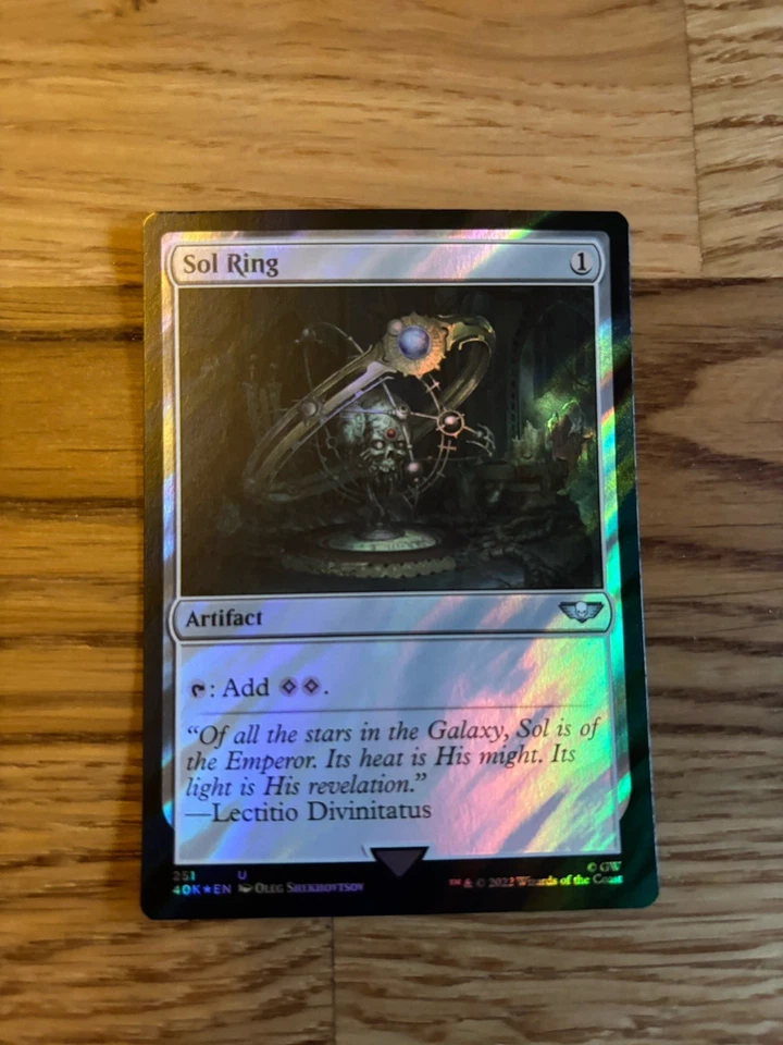 Universe Beyond: Warhammer 40k - Sol Ring - Surge Foil - Bild 1 von 1