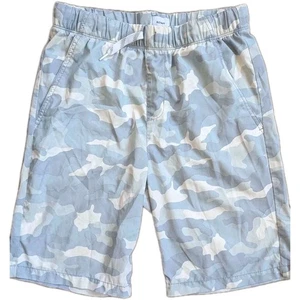 Old Navy Camo Pull On Shorts Dry Quick Boys 12 14 XXL Gray Green Lightweight - Picture 1 of 5