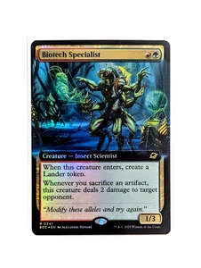 Biotech Specialist R 0347 Extended Art FOIL MTG Edge Of Eternities EOE EN CASI NUEVO/M - Imagen 1 de 2