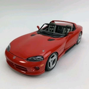 BBURAGO 1/18 1992 Dodge Viper RT/10 Red Diecast Model Car Diamonds COD 3025 READ - Picture 1 of 24