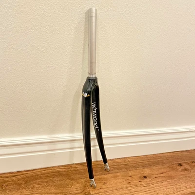 Horquilla de carbono Winwood 700c 1" sin rosca 215 mm tubo de dirección Foto 1 de 4