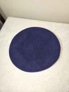 Vintage Kangol Navy Blue Wool Beret Size Small Anglobasque Made in England  - Picture 1 of 6