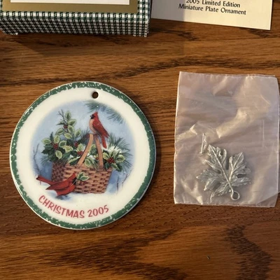 Henn Talleres Navidad Cardenal 2005 Coleccionable Edición Limitada Serie 10ª Foto 1 de 4