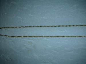 Armbrust .925 Sterlingsilber & 23 kt Platte Halskette Kette 2,4 Gramm 18 in USA - Bild 1 von 4