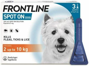 frontline plus for dogs target