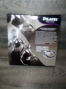 Vintage 1998 Pilates Magic Circle Fitness Resistance Ring w/ Exercise VHS VGC - Picture 1 of 4