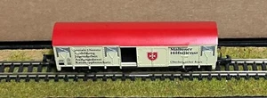 Arnold N 4020-11 Gedeckter Güterwagen Malteser Somo 1991 RAR siehe Fotos - Bild 1 von 4