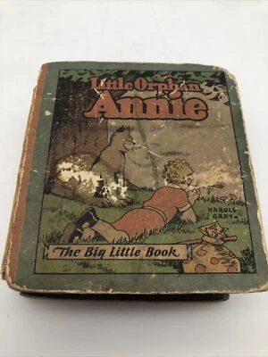 Little Orphan Annie Big Little Book 1928 edition Damaged Binding See photos Foto 1 de 4