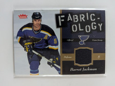 Barret Jackman 2006-07 Fleer Fabric-ology Jersey #F-BJ