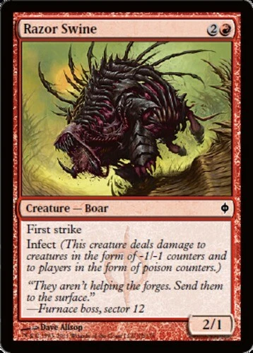 New Phyrexia - Razor Swine - Foil - Image 1 of 1