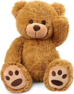 LotFancy Teddy Bear Stuffed Animals, 20 Inch Soft Cuddly Stuffed Plush Bear, Toy - Picture 1 of 8