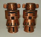 Vintage Bell Copper Totem Pole Aztec Tiki Figural Salt Pepper Shakers