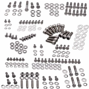 1 SET SMALL BLOCK ENGINE HEX BOLT KIT FOR CHEVY 265 283 302 305 307 327 350 400 - Picture 1 of 12