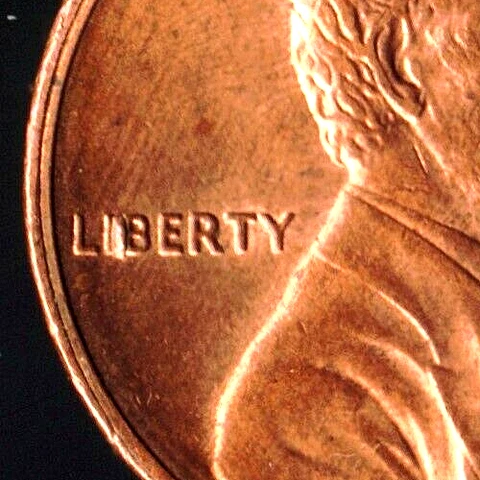 CUDS ON RIM STRIKE ERROR 1987 LINCOLN PENNY ONE CENT 1C COIN UNITED STATES C18 Cover