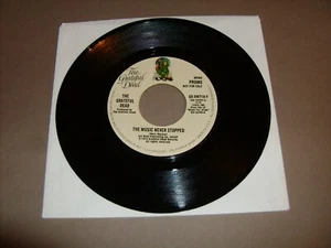 THE GRATEFUL DEAD "THE MUSIC NEVER STOPPED" STEREO/MONO DJ PROMO 45 RPM  - Imagen 1 de 2