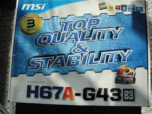 MSI H67A-G43 (B3)  Motherboard -- NEW - Picture 1 of 3