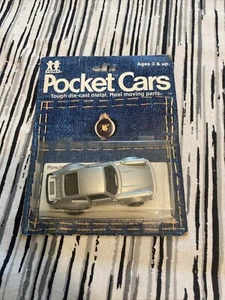 VTG Tomy Die Cast Metal Made In Japan Pocket Porsche 930 Turbo In Silver -Sealed - Picture 1 of 6