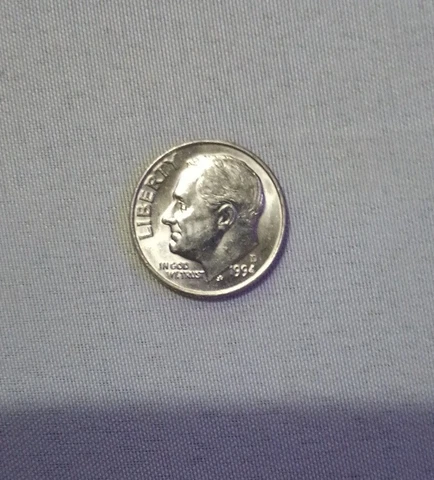 1994 D Roosevelt Dime Full Torch Cover