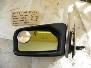 OEM Mercedes Benz W123 Left Driver's Side Rear View Door Mirror 1976-1986 NSD4 - Picture 1 of 12