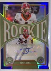 James Cook 2022 Panini Legacy Sapphire Prizm Rookie Auto #d 10/35 #200 Bills Rc - Picture 1 of 2