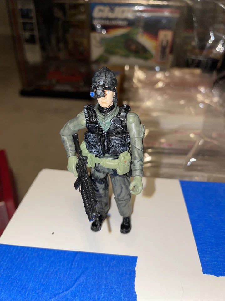 Figura de acción vintage 2002 bbi Elite Force 1/18 - Navy SEAL Night Ops Foto 1 de 4