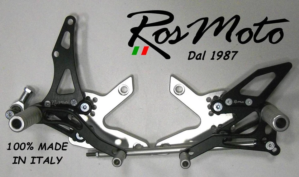 PEDANE ARRETRATE REARSETS KAWASAKI Z 750 2007-2014 NERO BLACK - Image 1 of 1