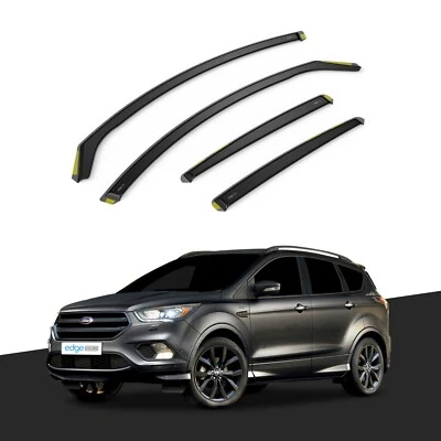 EDGEVISORS Ford Kuga MK2 2012-2019 5 porte SUV Deflettori Vento 4pz Colorato