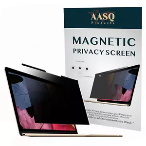 AASQ Magnetic-Laptop Privacy Screen Filter for Universal Laptops & MacBook Pro  - Picture 1 of 12