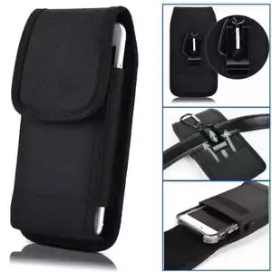 For TMobile/Metro Alcatel Go Flip 4 3 Phone Case Belt Pouch Holster w Clip Black - Picture 1 of 10