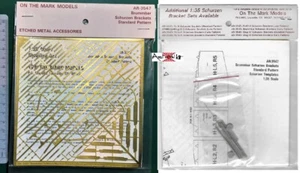ON THE MARK MODELS AR-3547 - BRUMMBAR SCHURZEN BRACKETS - 1/35 PHOTOETCHED - Picture 1 of 1