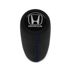 ACURA WEIGHTED SHIFT KNOB BLUE STITCH FIT JAZZ CIVIC INTEGRA S2000 RSX ACCORD - Picture 1 of 6