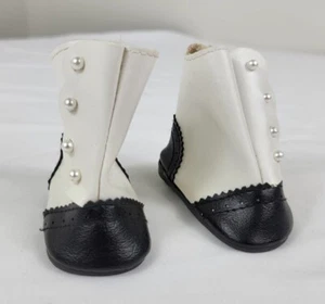 Zapatos American Girl Samantha's Botón Alto Primera Versión Tacones Madera De Colección - Imagen 1 de 15
