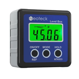 Digital Winkelmesser 4*90° Magnet IP54 Winkelmessgerät Neigungsmesser Bevel Box - Bild 1 von 12