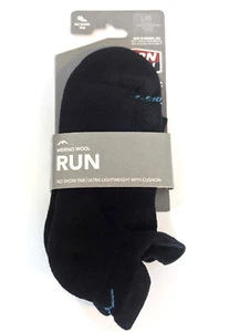 DARN TOUGH 1047 RUN NO SHOW TAB ULTRA LIGHTWEIGHT BLACK SOCKS WOMEN'S FIT LARGE - Picture 1 of 2