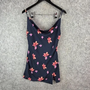 Showpo Dress Womens 10 Blue Floral Sleeveless Enless Stories NEW 11062 - Picture 1 of 11