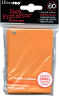 Ultra Pro Card Supplies YUGIOH Deck Protector Sleeves Orange 60 Count
