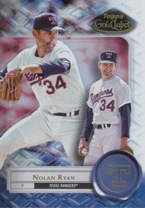 NOLAN RYAN TOPPS GOLD LABEL CLASS 1 BASE TEXAS RANGERS #12 2022 22